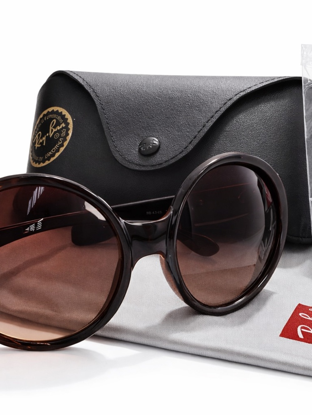 Ray-Ban Women’s Oversized Round Sunglasses - Brown Gradient